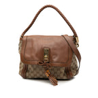GG Canvas Bella Flap Satchel