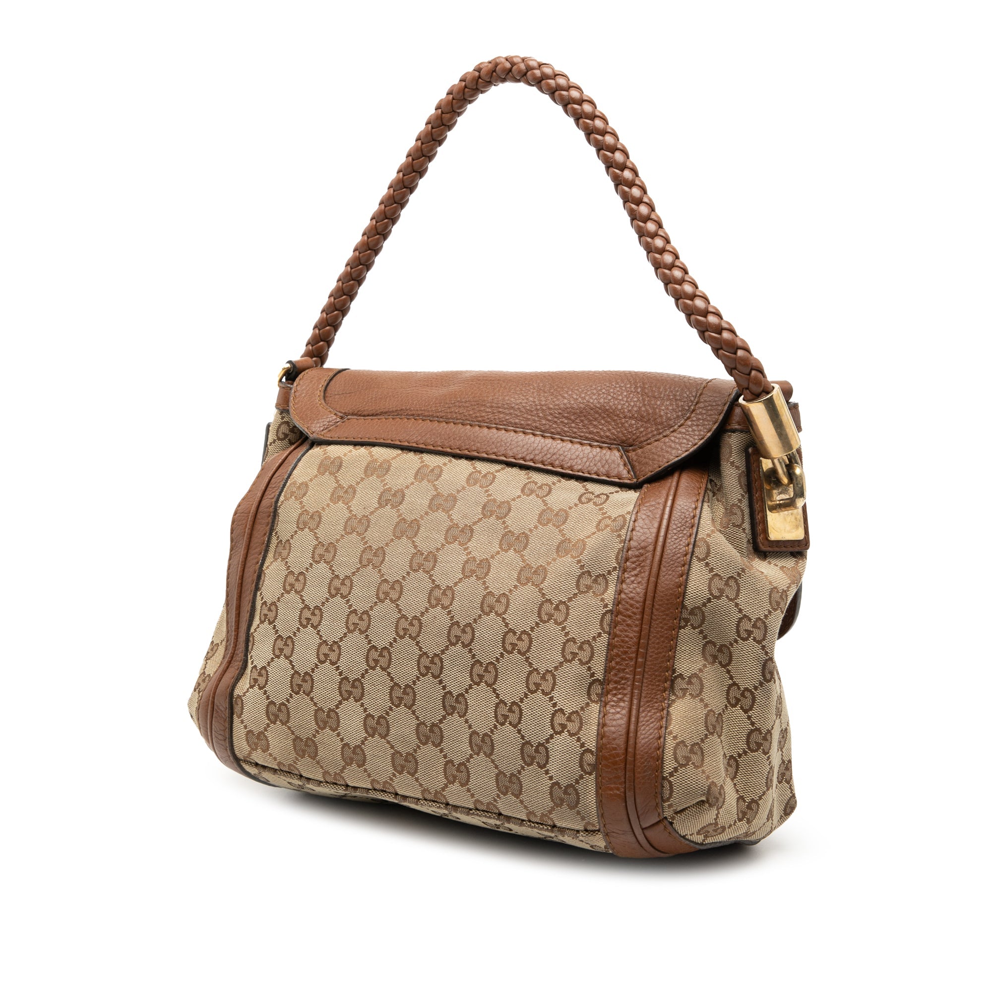 GG Canvas Bella Flap Satchel