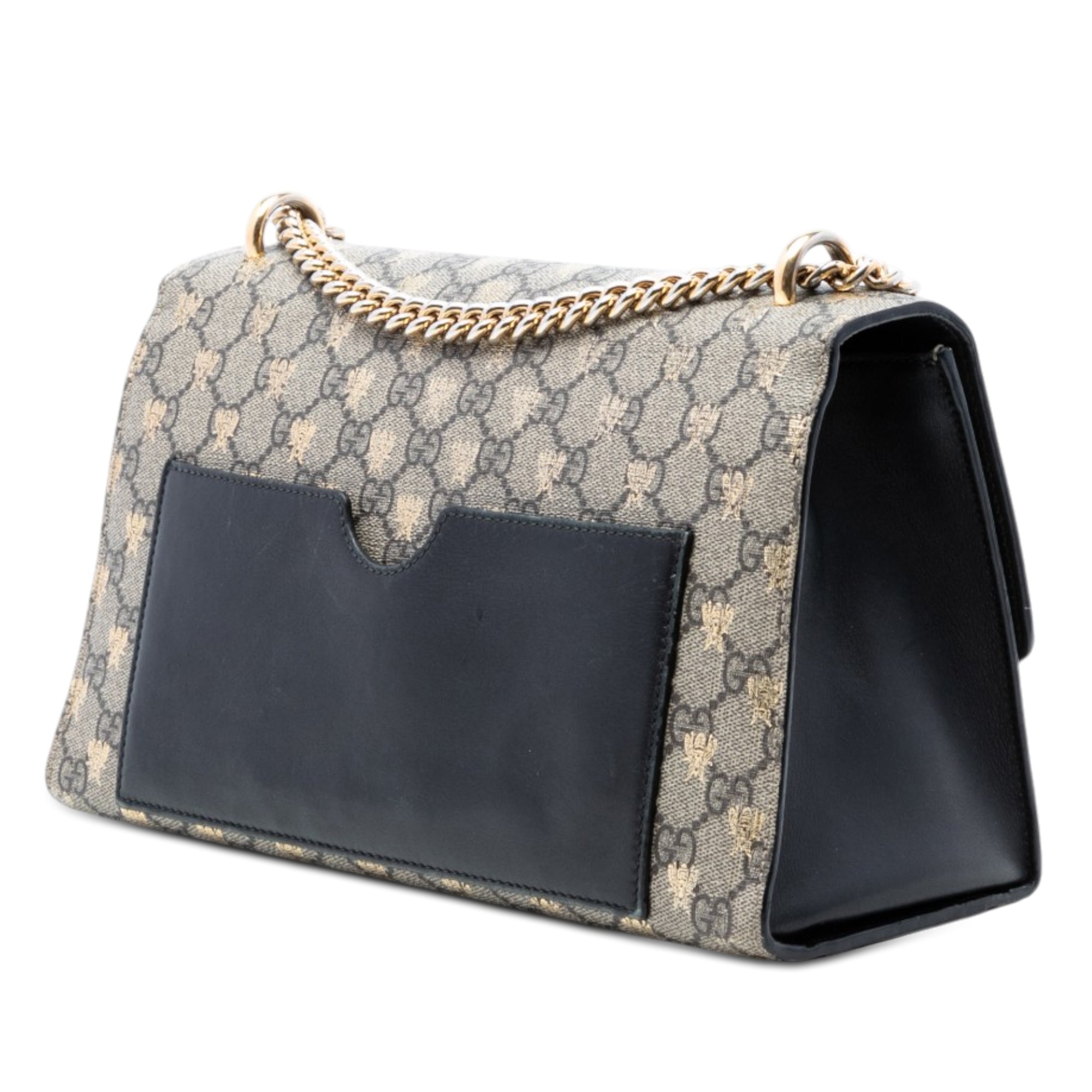 Medium GG Supreme Bee Padlock Shoulder Bag