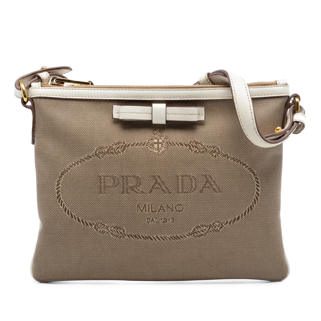 Canvas Canapa Logo Bow Crossbody
