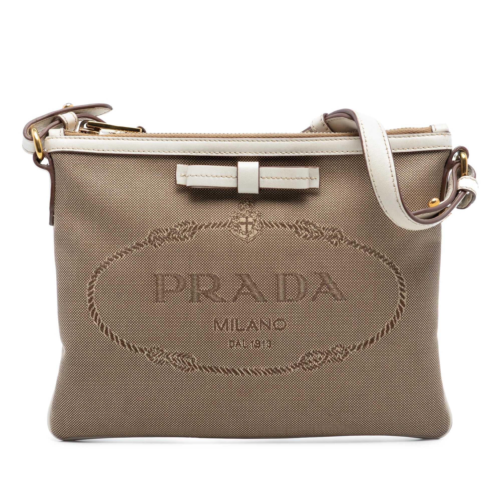 Canvas Canapa Logo Bow Crossbody