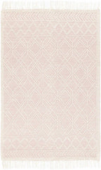 Ramsbury Soft Pink Wool Rug
