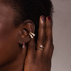 Aros Eclectic Shine Big Fucsia