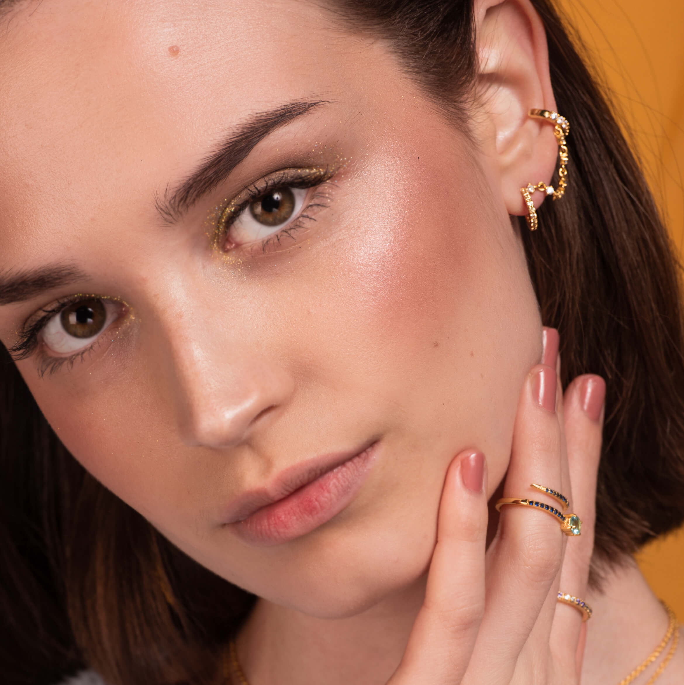 Aros Eclectic Shine Small Amarillo