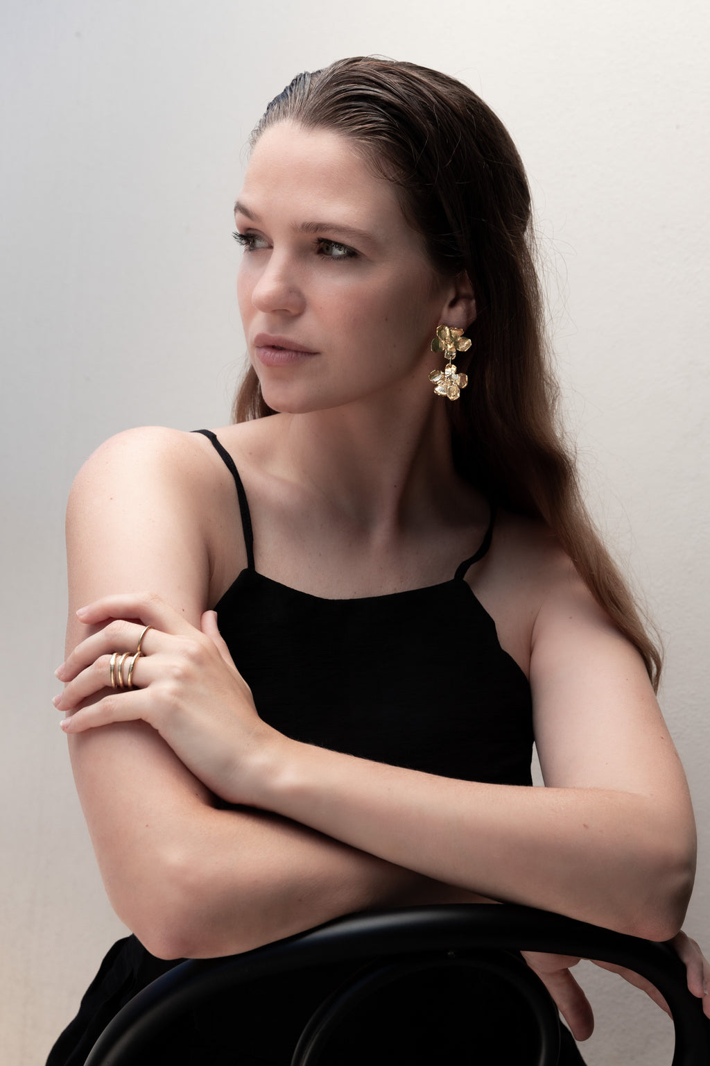 PENDIENTES HAWAI DOBLES | BRONCE