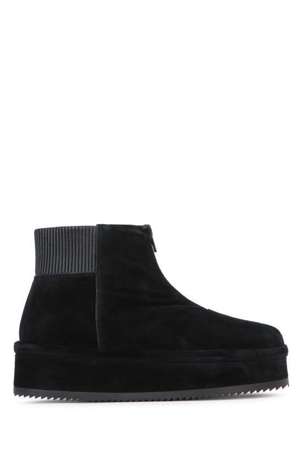 Phoebe Philo Platform Suede Boot — Black