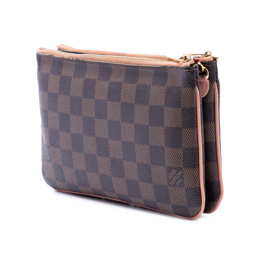 Damier Ebene Pochette Double Zip