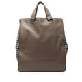 Intrecciato Trimmed Leather Tote