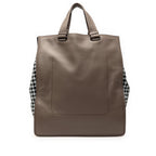 Intrecciato Trimmed Leather Tote