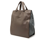 Intrecciato Trimmed Leather Tote
