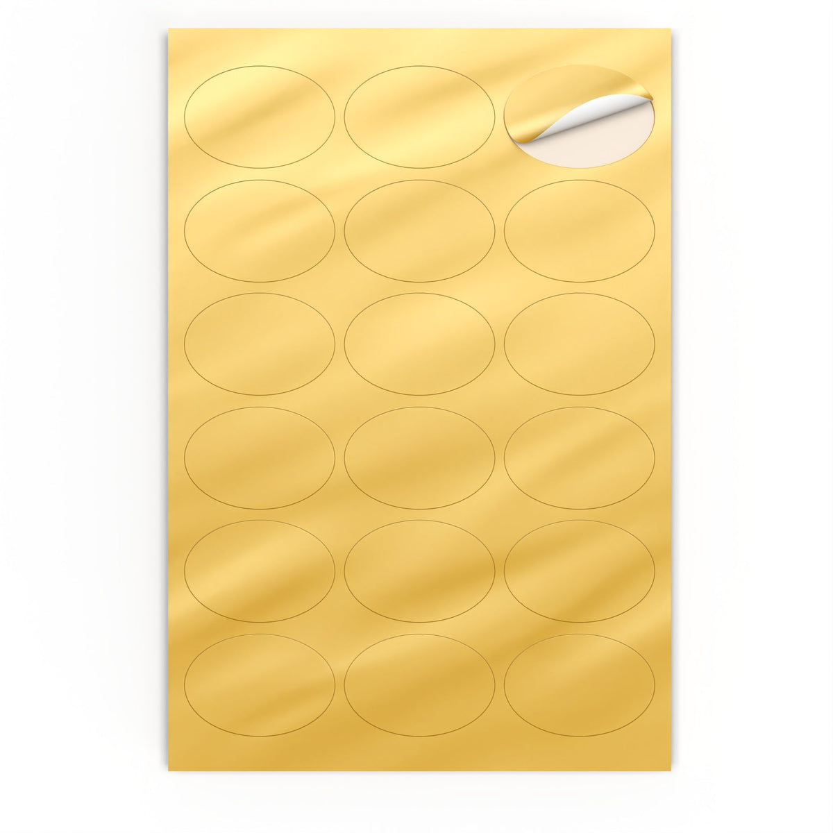Oval Adhesive Labels