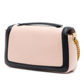 Bicolor Leather Chain Midi Baguette
