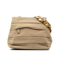 Nylon Tiered Grosgrain Shouder Bag