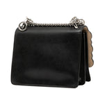 Mini Scalloped Leather and Pearls Kan I Crossbody