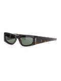 Ysl Sl M140 Brown Sunglasses With Cassandre Tortoiseshell Acetate Woman