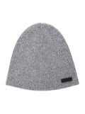 Grye Beanie with Logo Patch in Cashmere Man Grey Hats And Gloves