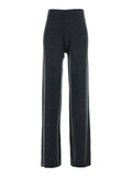 Grey High Waisted Trousers in Cashmere and Wool Blend Woman Virgin