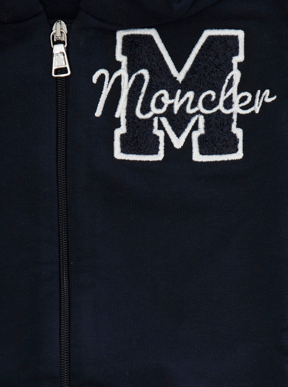 Blue Sweatshirt + Pants Ensemble with Logo Patch in Cotton Baby Blu Suits