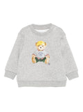KNIT-PULLOVER-SWEATSHIRT Grey Cotton Polyester Sweatshirts