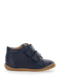 Blue Sneaker with Logo Printed on the Tongue in Rubber Boy Blu