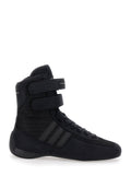 Rasant Black Sneakers With Strap Closure And Logo Detail On The Side Tech Fabric Woman