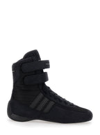 Rasant Black Sneakers With Strap Closure And Logo Detail On The Side Tech Fabric Woman - UK 3½