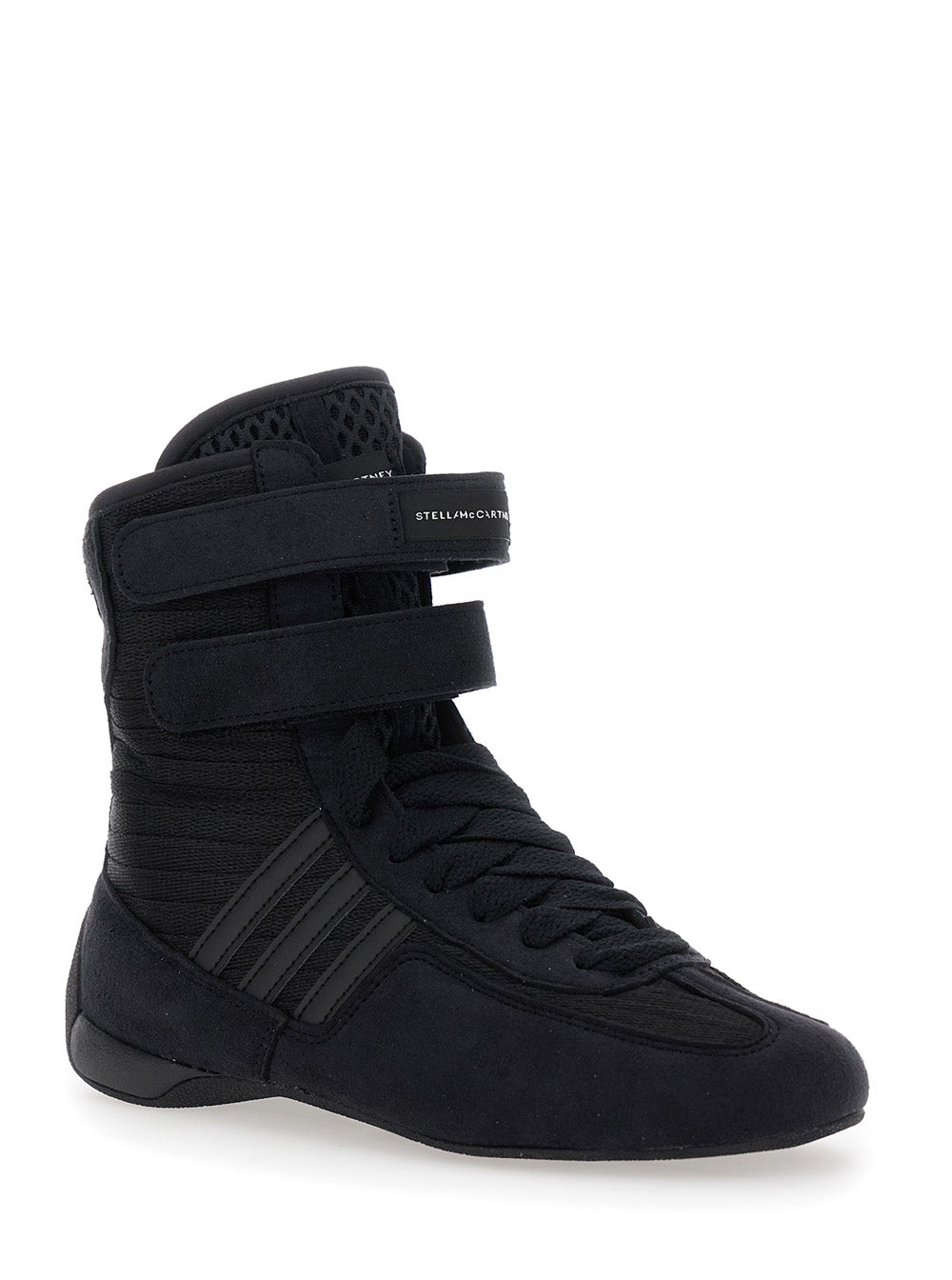Rasant Black Sneakers With Strap Closure And Logo Detail On The Side Tech Fabric Woman - UK 7