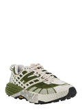 Speedgoat Green Low Top Sneakers With Geometric Motif Tech Fabric Unisex