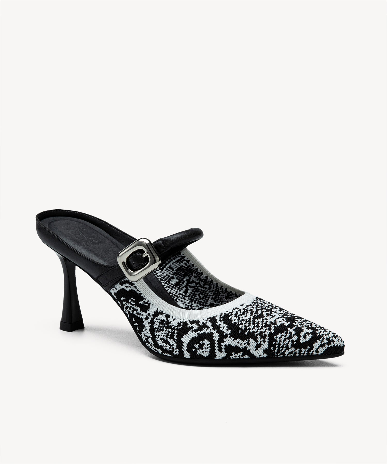 GraceLithe Pointed Toe Heeled Mule - 2X Wide - Snake Print / US 5 | EU 35 | UK 3