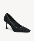 CloudFit Square Toe Heeled Pump - Black / US 8.5 | EU 39.5 | UK 6.5