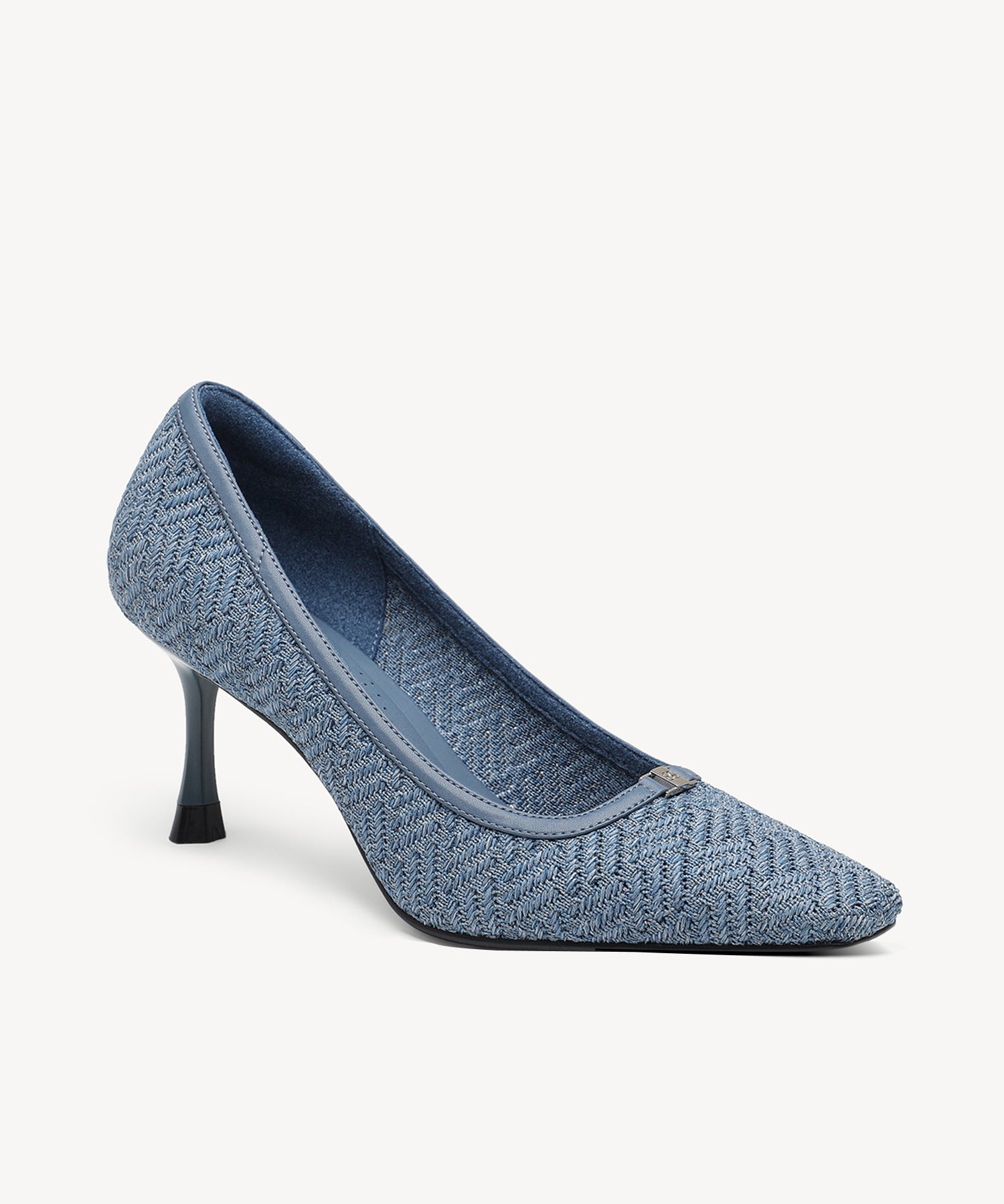 CloudFit Square Toe Heeled Pump - Blue / US 7.5 | EU 38 | UK 5.5