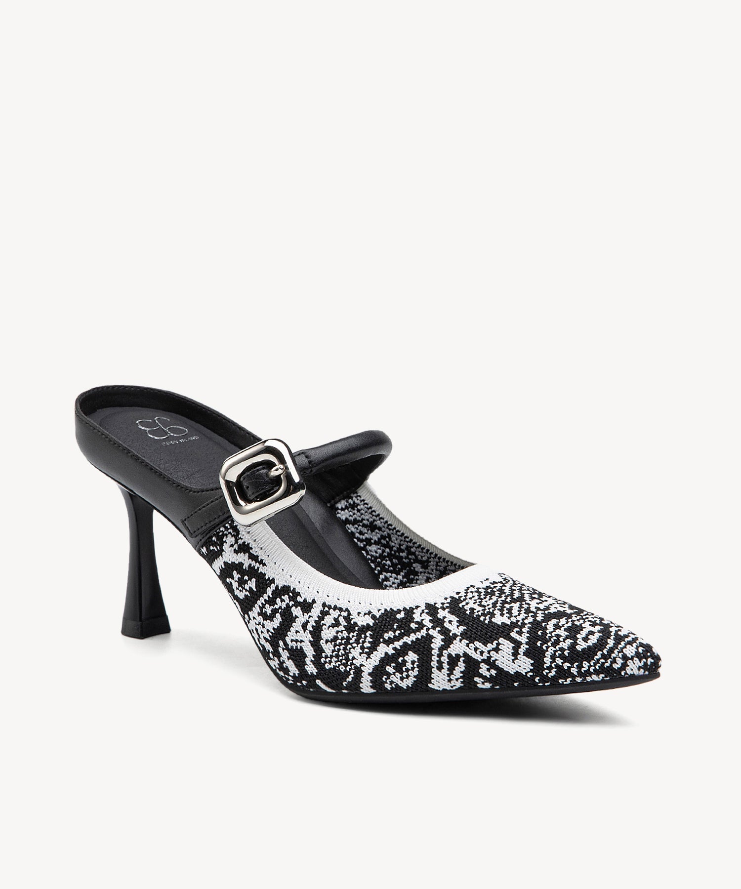 GraceLithe Pointed Toe Heeled Mule - 2X Arch Support - Snake Print / US 5 | EU 35 | UK 3