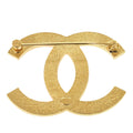 CC Gold Plated Enamel Bicolor Pin Brooch