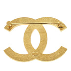 CC Gold Plated Enamel Bicolor Pin Brooch