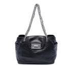 Large Lambskin Mademoiselle Lock Jewelry Chain Tote