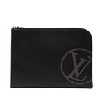 Taurillon Initials Circle Pochette Jour GM