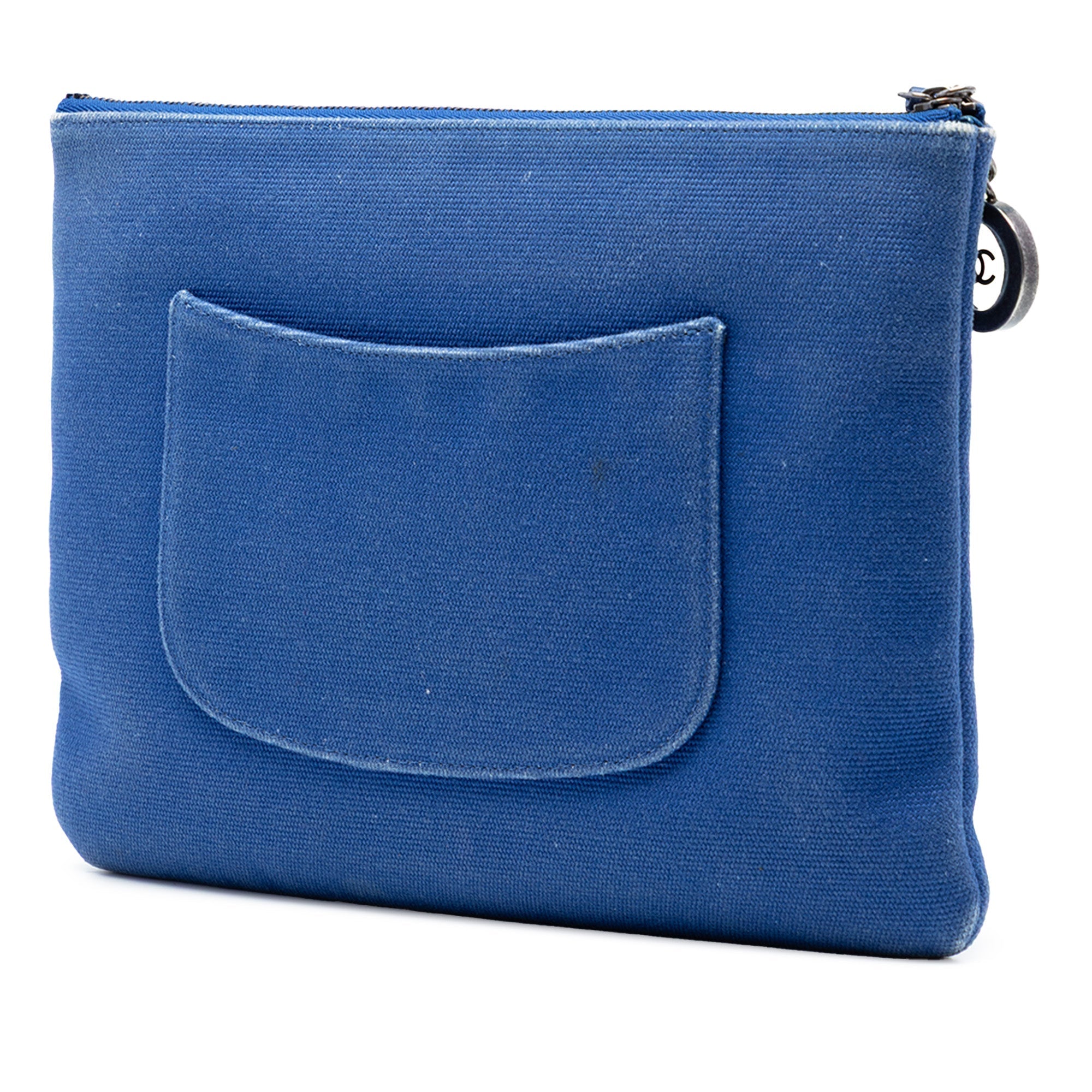 Medium Canvas La Pausa Zip O Case Clutch