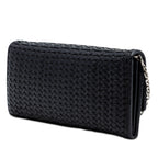 Woven Lambskin Lady Dior Rendezvouz Wallet on Chain