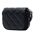 Mini CC Quilted Lambskin Crochet Flap
