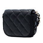 Mini CC Quilted Lambskin Crochet Flap