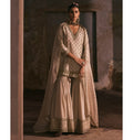 Tissue Kurta With Bootis Gharara Set By KYNAH, Luxury Indian Fashion & Bridal Wear