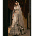 Ivory Tissue With Dabka And Gota Work Lehenga Set By KYNAH, Luxury Indian Fashion & Bridal Wear