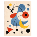 Abstract Miró Inspired Hand Tufted Rug