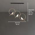 ArtZ® Love Birds Chandeliers - 3 Birds Diagonal