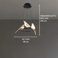 ArtZ® Love Birds Chandeliers - 3 Birds Round