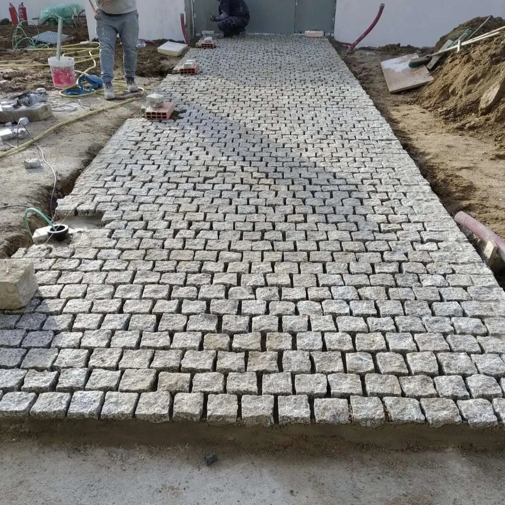 Adoquines Granito gris rústico