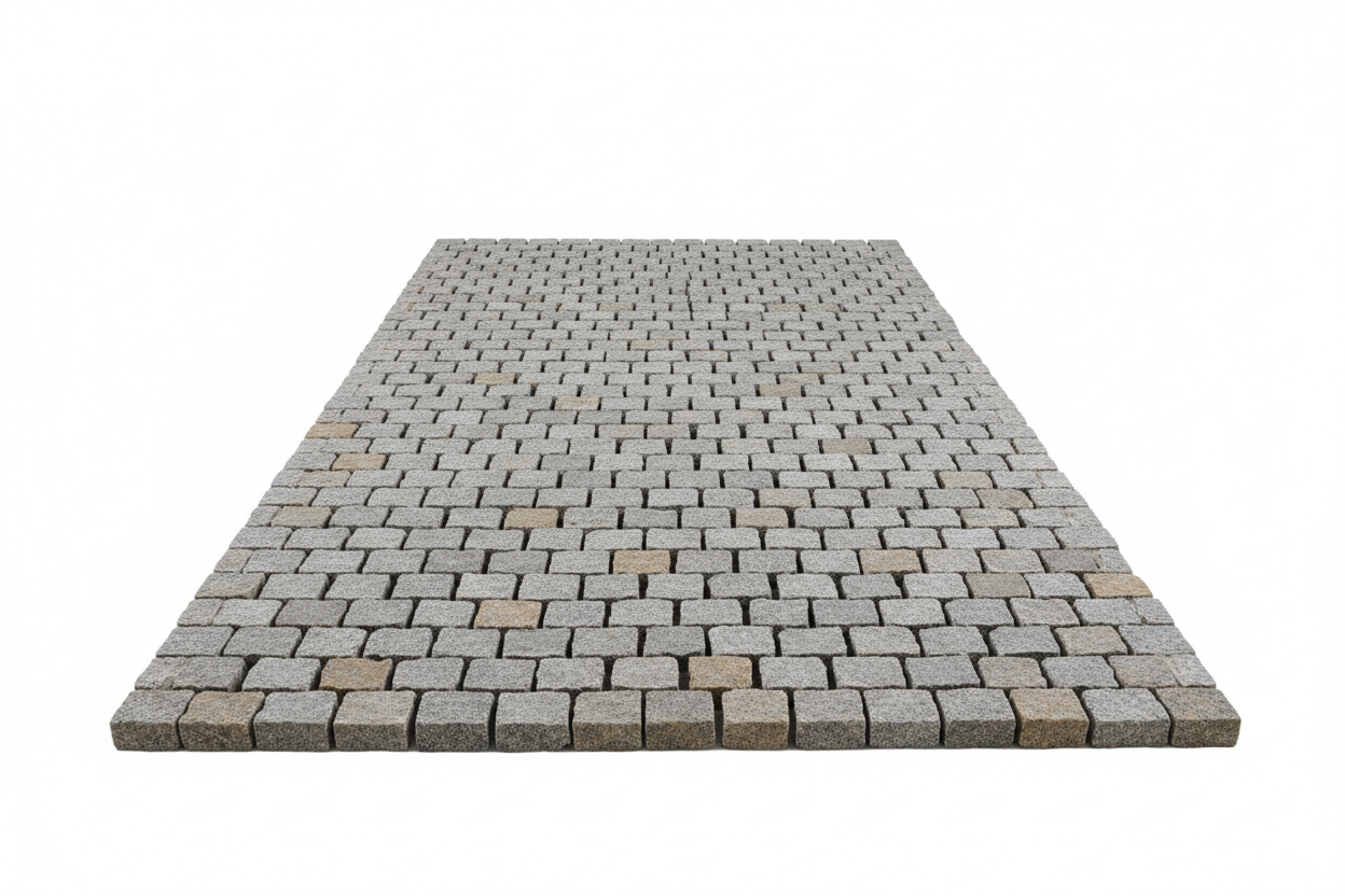 Adoquines Granito gris rústico