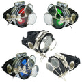 Airship Captain Pirate Eyepatch Monocle Rave Goggle With Magnifying Eye Loupes