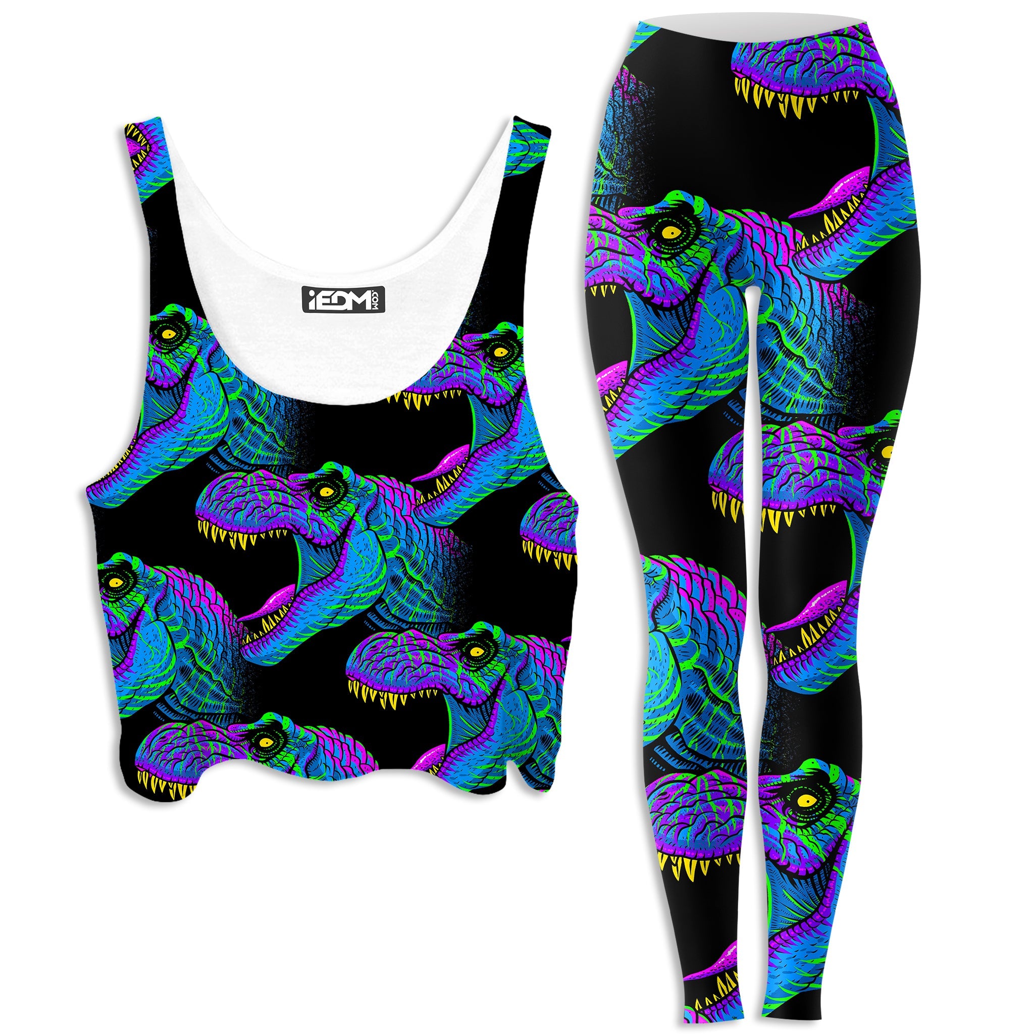 Jurassic Crop Top and Leggings Combo