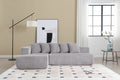 Alexus Corduroy Fabric Sectional Sofa